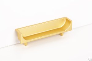 Hide 90 puxador embutido para móveis Gold Brushed
