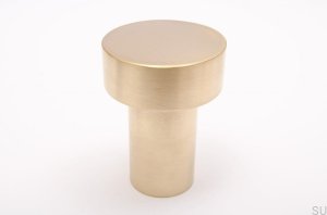 Maçaneta para móveis Dot 71 Gold Latão Escovado sem Pintura