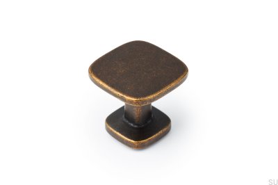 Botão para móveis Quart Mini Rustic Gold