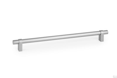 Puxador para móveis oblongo de alumínio escovado Nobb 320
