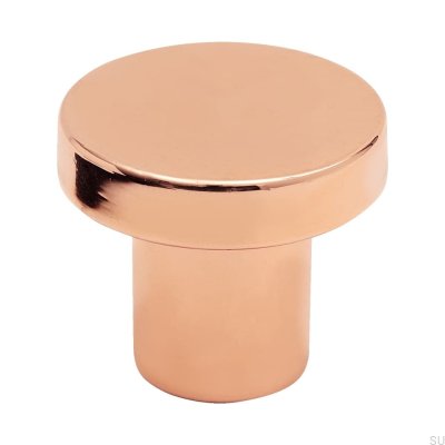 Botão para móveis 2078 cobre polido de metal