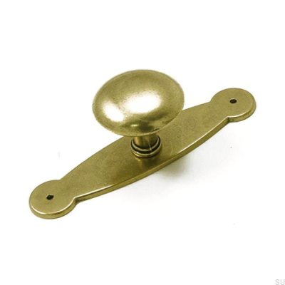Puxador para móveis com base 5383 Antique Gold