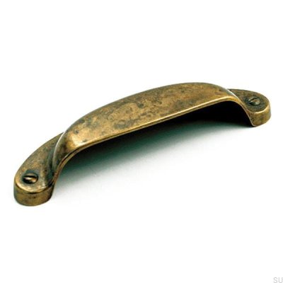 Puxador para móveis em concha 5283 96 Bronze antigo