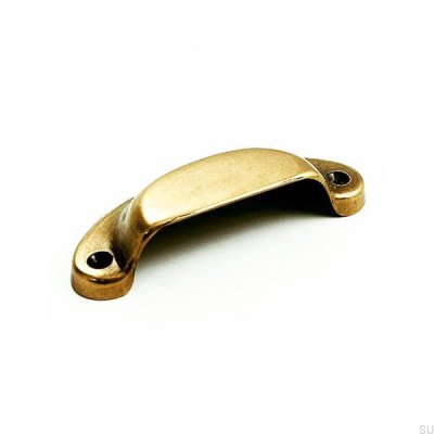 Puxador para móveis em concha 5283 64 Bronze antigo