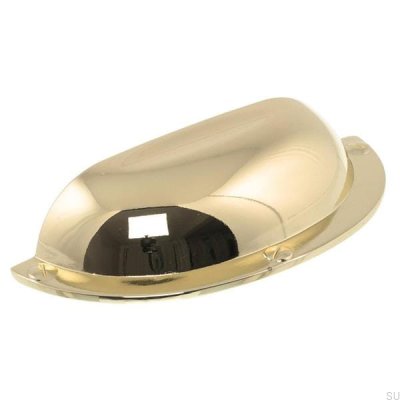 Puxador de móvel Shell 3 158 64 Ouro polido