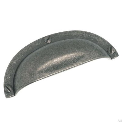 Puxador de móvel em concha 3 158 64 Preto antigo