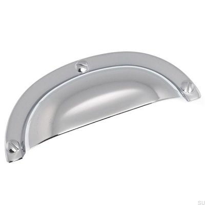 Puxador de móvel Shell 3 158 64 Cromado polido
