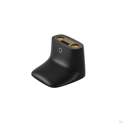 Maçaneta para móveis MF 1 latão preto (2 peças)