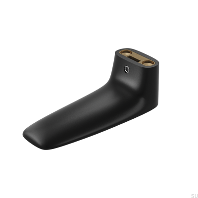 Cabide de parede MF 3 Latão preto (2 peças)