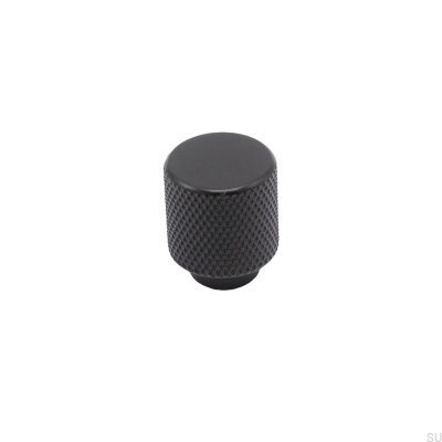 Botão Helix para móveis Preto mate