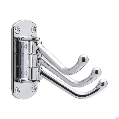 Suporte de parede Lyr Cromo polido