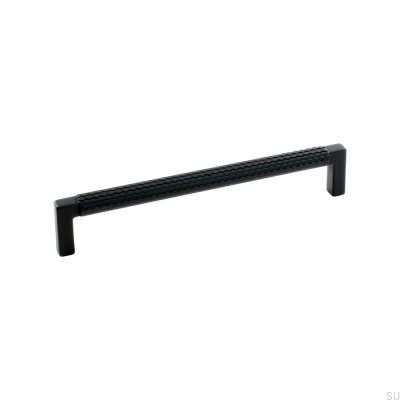 Puxador de móvel longitudinal Trilha 160 Metal preto