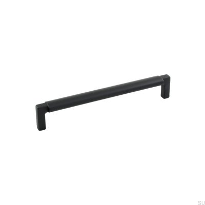 Puxador de móveis longitudinal Lecco 160 Metal preto