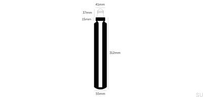 Lâmpada tubular LED E27 2W sem ajuste de brilho
