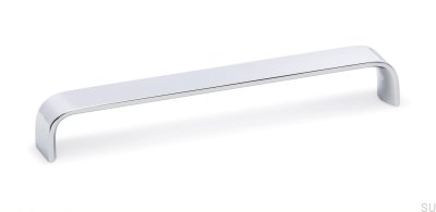 Puxador de móvel retangular Sense 480 Cromo polido