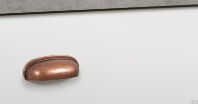 Puxador para móveis Aura 64 em cobre antigo