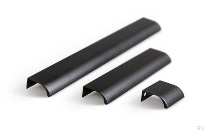 Puxador para móveis Ona 32 Edge Alumínio Preto Anodizado