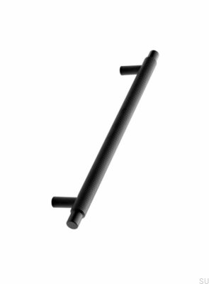 Manor 192 puxador de móvel oblongo metal preto