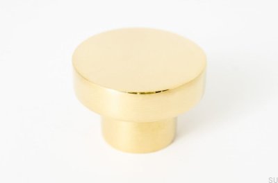 Botão para móveis Dot 40 Latão polido sem pintura