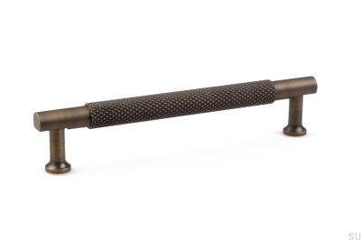 Puxador de móvel oblongo Lexington 192 em bronze antigo (2 peças)