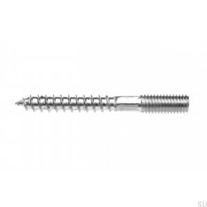 Pino de rosca dupla M4 40 para cabides