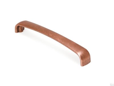 Puxador de móvel oblongo Orion 128 cobre antigo