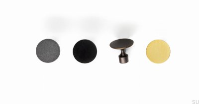 Maçaneta para móveis Floid Metal preto