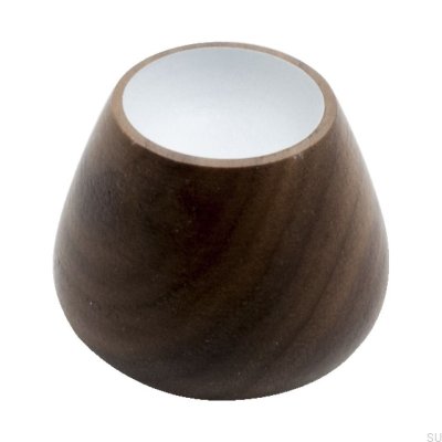Botão para móveis Flower Bud-34 Madeira, nogueira, branco