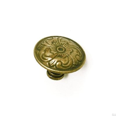 Botão para móveis 5308 bronze antigo