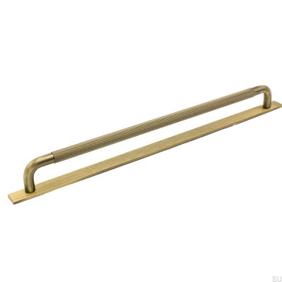 Puxador para móveis alongado com arruela Helix 224 Antique Bronze