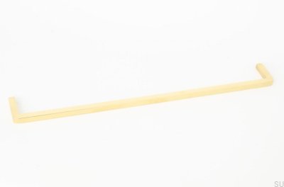 Puxador de móvel alongado Thread 320 Latão Polido Sem Pintura