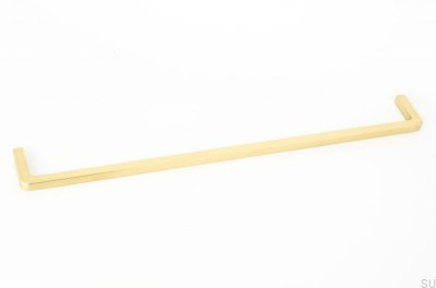 Puxador de móvel longo Fio 320 Latão Escovado Sem Pintura