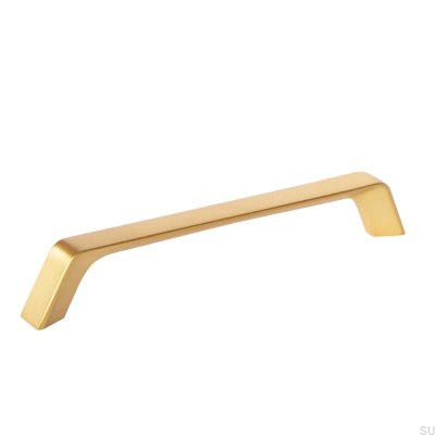 Puxador de móvel oblongo Frank 160 Gold Brushed