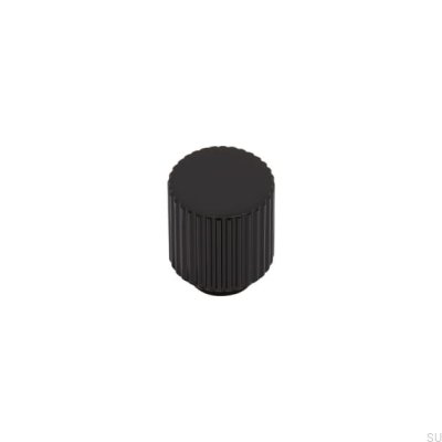 Botão Helix Stripe Furniture, Metal Black