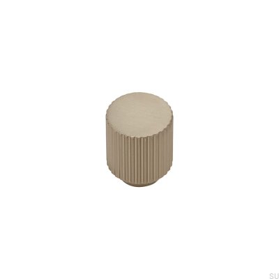 Maçaneta para móveis Helix Stripe Silver Metal Escovado (Inox Look)