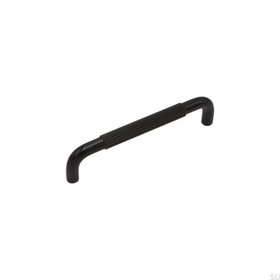 Puxador para móvel Helix Stripe 128 oblongo Alumínio Preto