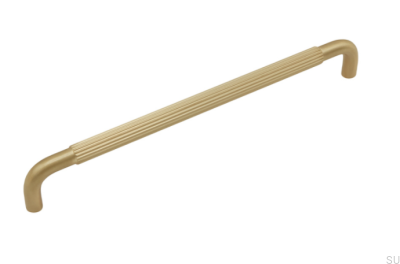 Puxador de móvel alongado Helix Stripe 224 Gold Brushed