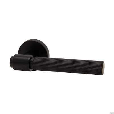 Maçaneta da porta Helix Stripe 200 Metal Preto