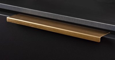 Puxador de borda para móveis Way 736 Gold Brushed