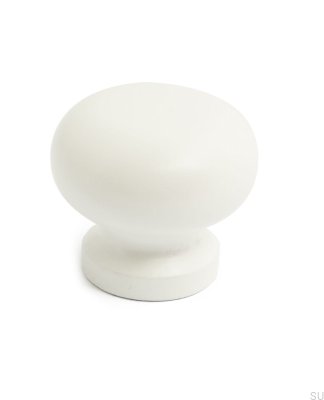 Maçaneta para móveis David Wooden branco (2 peças)