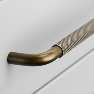 Puxador de móveis alongado Helix 608 Bronze antigo