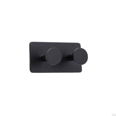 Base de suporte de parede 210-2 tapete preto de metal