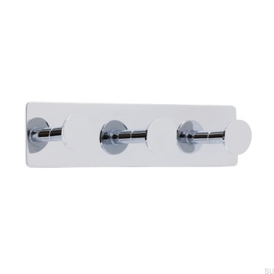 Base para cabide de parede 210-3 Cromo polido