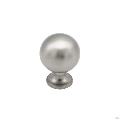 Maçaneta de móveis Lily Silver Brushed