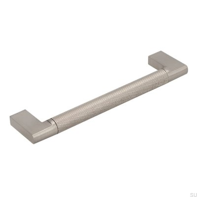 Puxador de móvel oblongo 2457 128 Silver Brushed