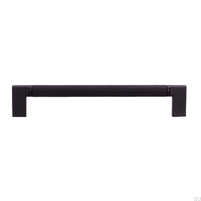Puxador de móvel oblongo 2457 160 Metal Black Mat