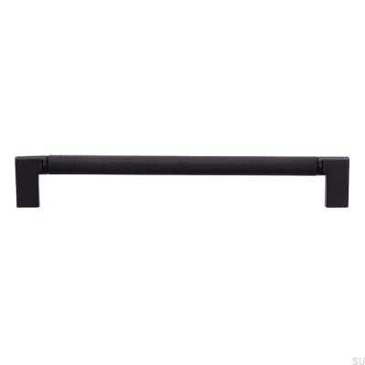 Puxador de móvel oblongo 2457 192 Metal Black Mat