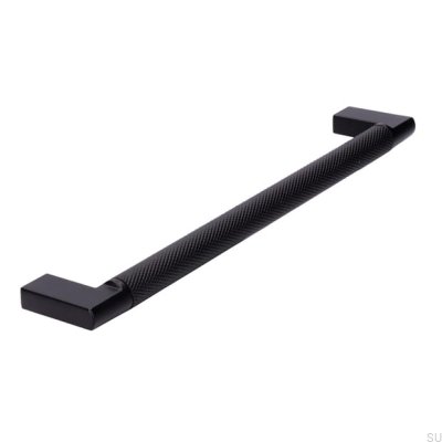Puxador de móvel oblongo 2457 192 Metal Black Mat