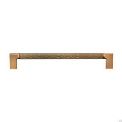 Puxador de móvel oblongo 2457 192 Antique Gold Brushed