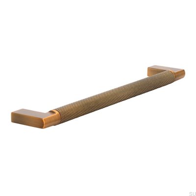 Puxador de móvel oblongo 2457 192 Antique Gold Brushed